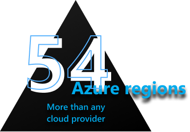 覆蓋 50 個 Azure 區域，領先于其他云提供商